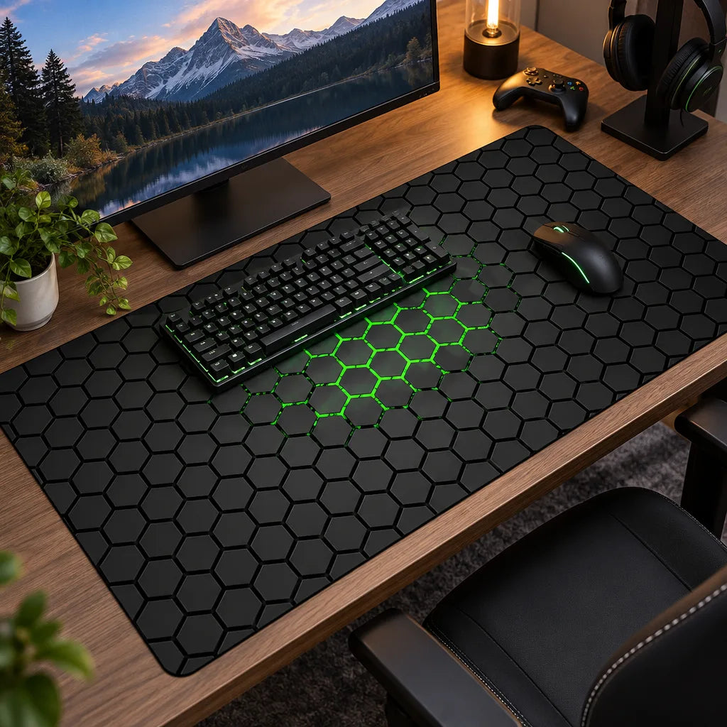 Tapis de souris hexagonal